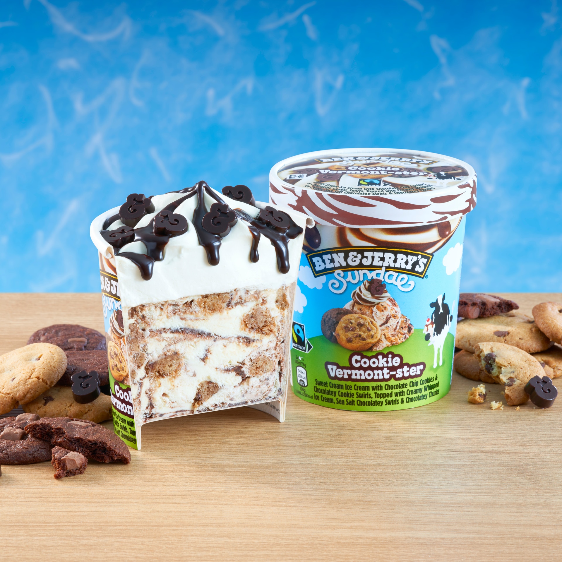 Cookie Vermont ster Sundae Ben Jerry s